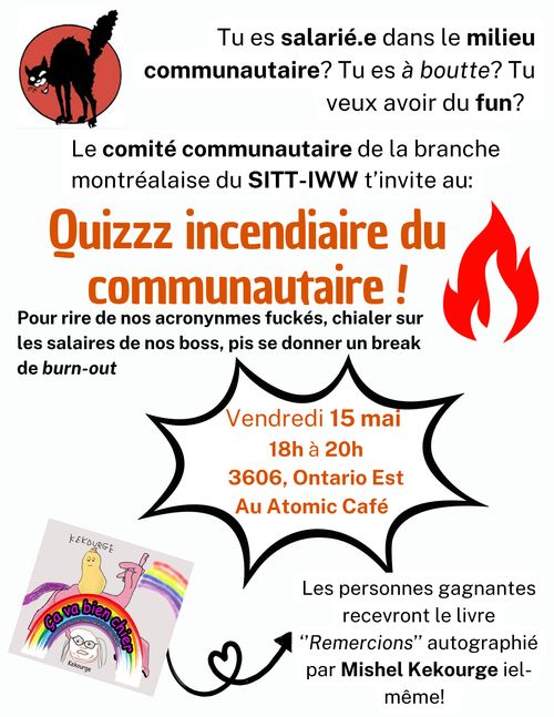 Quizzz incendiaire du communautaire